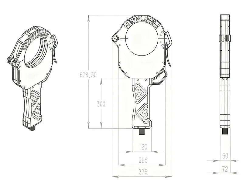 2Сварочный аппарат для закрытых труб MWF-168